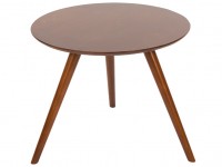 Стол журнальный Лорейн 3 (48х65х65) в скандинавском стиле, вишня