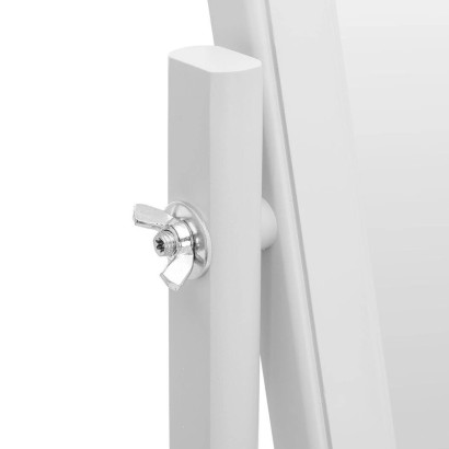 Зеркало напольное BeautyStyle 27 (135х42,5х35) в классическом стиле, белый