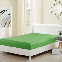 Простынь поплин на резинке PRP-5, 90x200 зеленый арт. PRP-5