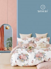 Комплект постельного белья на резинке Bodroom 1.5 сп., 2 сп., евро, семейный арт. R-025