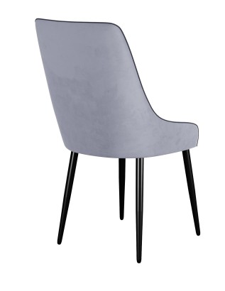 Стул DikLine 305 микровелюр Z46 перламутр/ ножки черные