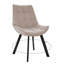 Стул DikLine 263 поворотный, B03 BEIGE, ножки черные Стул DikLine 263 поворотный, B03 BEIGE, ножки черные