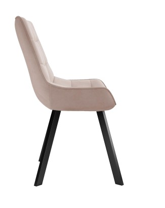 Стул DikLine 263 поворотный, B03 BEIGE, ножки черные