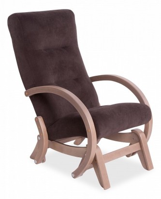 Кресло-качалка маятник Мэтисон (100х86х59) в скандинавском стиле, браун, шимо