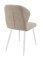 Стул DikLine 239М B03 BEIGE, ножки белые