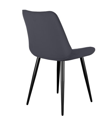 Стул DikLine 226 поворотный B28 ANTRACITE, ножки черные