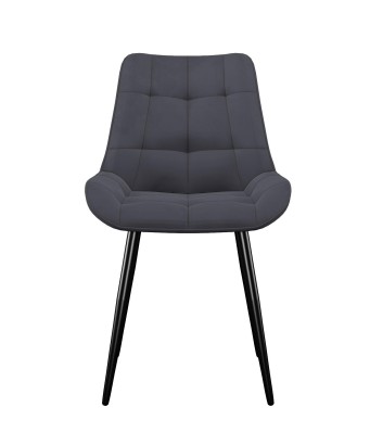 Стул DikLine 226 поворотный B28 ANTRACITE, ножки черные