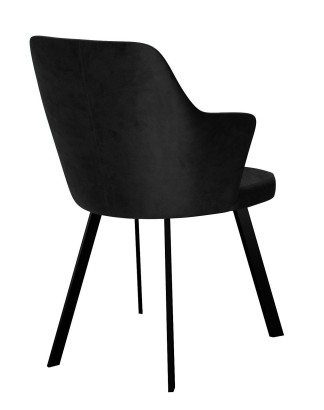Стул DikLine 345 K21 черный, ножки черные