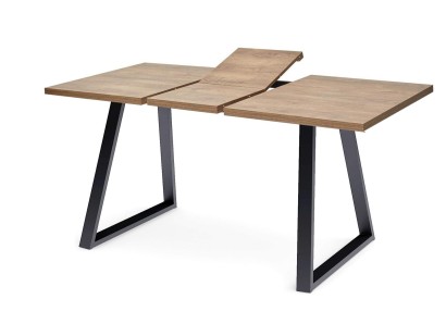 Стол Dikline ZB120 Дуб Галифакс (ЛДСП EGGER)/Опоры черные