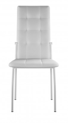 Стул DikLine ГАЛС-М каркас белый/ к/з Pegaso белый