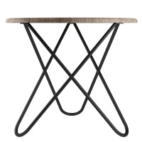 Стол журнальный BeautyStyle 20 (45х50х50) в стиле лофт, дуб крымский состаренный, черный Стол журнальный BeautyStyle 20 (45х50х50) в стиле лофт, дуб крымский состаренный, черный