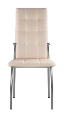 Стул DikLine ГАЛС-М каркас хром/ к/з Pegaso бежевый