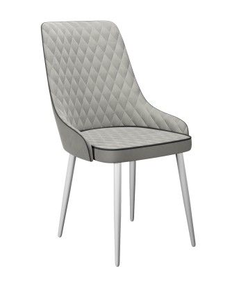 Стул DikLine 305 B22 GREY /ножки белые