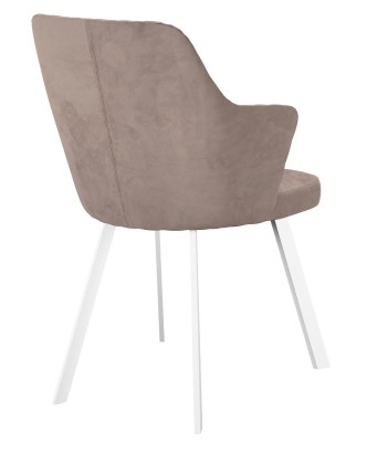 Стул DikLine 345 K4 капучино, ножки белые