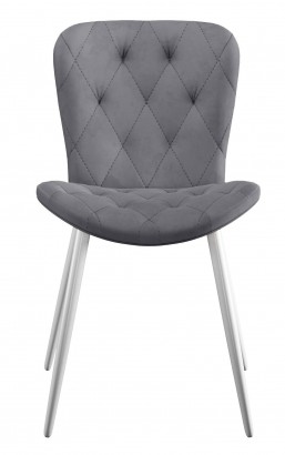 Стул DikLine 303 B22 GREY /ножки белые