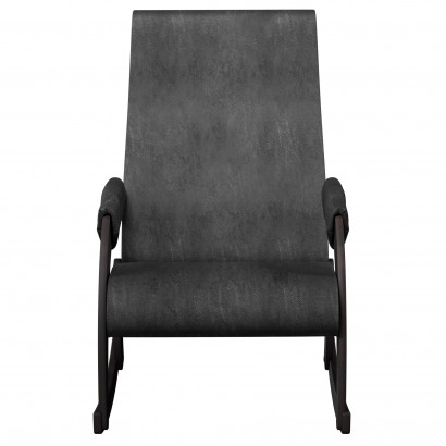 Кресло-качалка Каула М экокожа, каркас (90,5х57х93,5) в скандинавском стиле, дунди 109