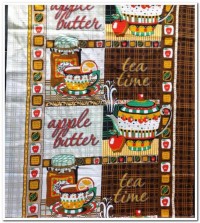 Набор вафельных полотенец, рисунок ЧАЙНАЯ ЦЕРЕМОНИЯ-1029 50x60 - 3шт в уп. бежевый арт. 1029