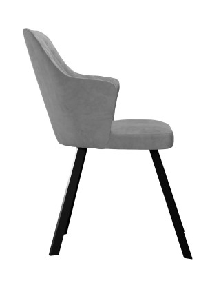 Стул DikLine 345 C56 серый, ножки черные