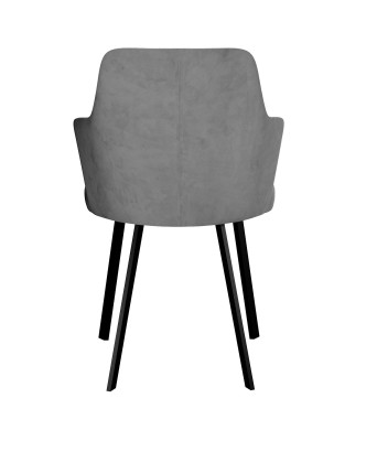 Стул DikLine 345 C56 серый, ножки черные