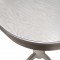 Стол обеденный Тарун 5 раздвижной (76,5х190х84) в классическом стиле, белый, серебро