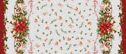 Скатерть, рисунок Новогодняя 150х180  арт. 30027-1