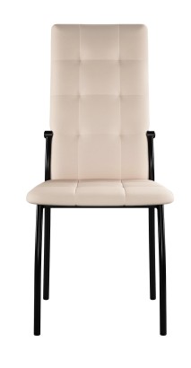 Стул DikLine ГАЛС-М каркас черный/ к/з Pegaso бежевый
