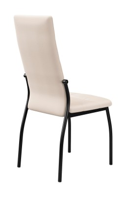 Стул DikLine ГАЛС-М каркас черный/ к/з Pegaso бежевый