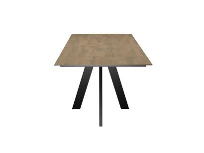 Стол DikLine DM140 Дуб галифакс/опоры черные