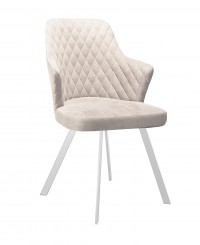 Стул DikLine 345 C103 крем, ножки белые