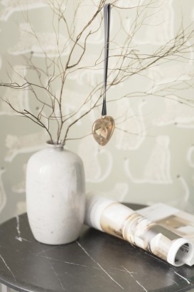 Стол журнальный Альбано (50х55х55) в стиле лофт, черный мрамор, хром