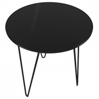 Столик журнальный Норд (46,2х40х40) в скандинавском стиле, черный