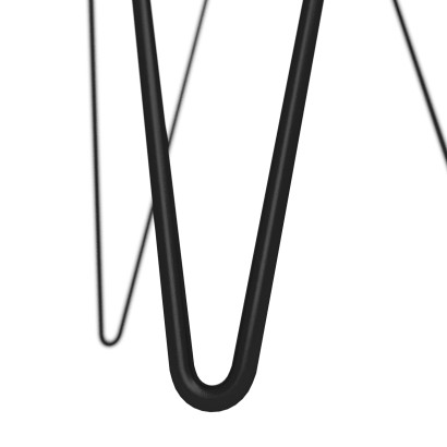 Столик журнальный Норд (46,2х40х40) в скандинавском стиле, черный