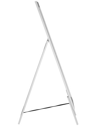 Зеркало напольное BeautyStyle 1 (130х35х45) в классическом стиле, белый