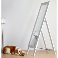 Зеркало напольное BeautyStyle 1 (130х35х45) в классическом стиле, белый Зеркало напольное BeautyStyle 1 (130х35х45) в классическом стиле, белый