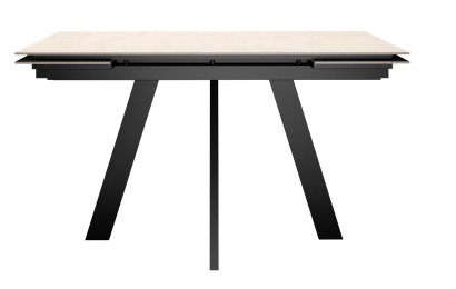 Стол DikLine DM140 Хромикс белый/опоры черные