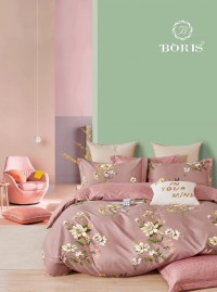 Комплект постельного белья на резинке Bodroom 1.5 сп., 2 сп., евро, семейный арт. R-034