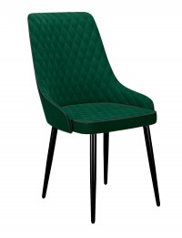 Стул DikLine 305 микровелюр K13 изумруд/ ножки черные