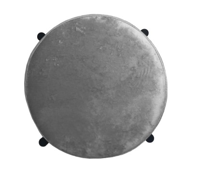 Табурет M DikLine, M14 серый, ножки черные