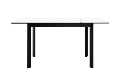Стол DikLine LK110 Керамика Mono white (белый матовый) /подстолье черное/опоры черные