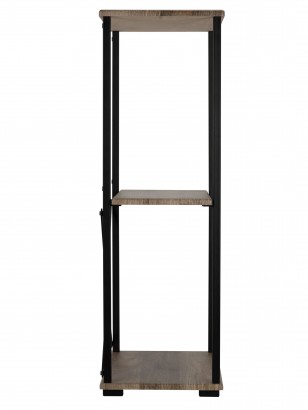 Подставка- стеллаж BeautyStyle 2 (102х52х32,8) в классическом стиле, дуб маррон, черный