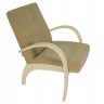 Кресло для отдыха Денди (78х65х75) в скандинавском стиле, ультра санд, дуб шампань шпон