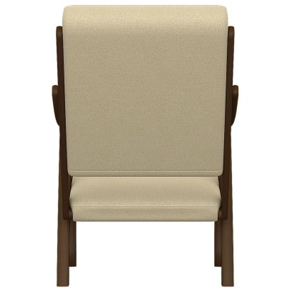 Кресло Вега 10 (95х63х90) в классическом стиле, крем, орех