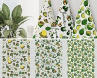 Набор полотенец рогожка, рисунок Фруктовое ассорти 50x60 - 2шт в уп.  арт. 30088-1