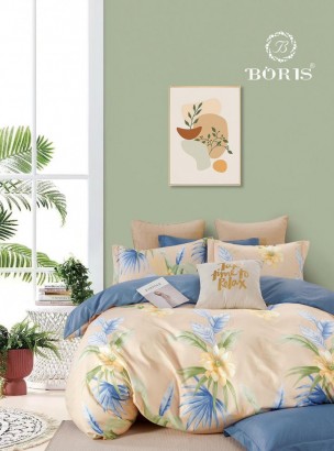 Комплект постельного белья на резинке Bodroom 1.5 сп., 2 сп., евро, семейный арт. R-035