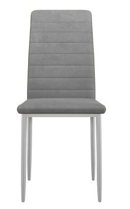 Стул DikLine ТЕКС каркас белый/ B22 GREY