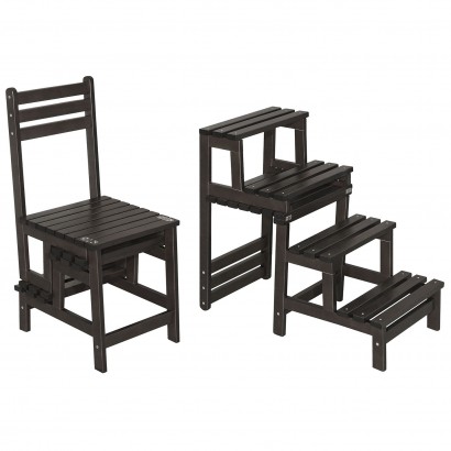 Стул-стремянка Массив (90,2х40х52,5) в классическом стиле, венге