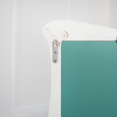 Зеркало навесное Берже (97х67х1,6) в классическом стиле, белый ясень