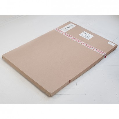 Зеркало навесное Берже (97х67х1,6) в классическом стиле, белый ясень