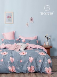 Комплект постельного белья на резинке Bodroom 1.5 сп., 2 сп., евро, семейный арт. R-036