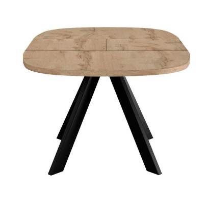 Стол DikLine B110 Дуб галифакс/опоры черные